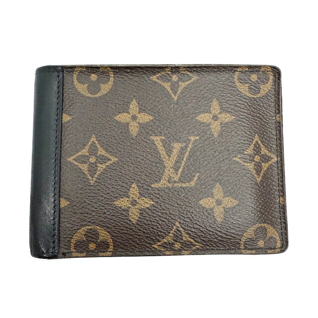 ルイヴィトン モノグラム マカサー ガスパル 2つ折り財布 正規品 本物 レザー 楽天市場】【財布】LOUIS VUITTON ルイ ヴィトン モノグラムマカサー