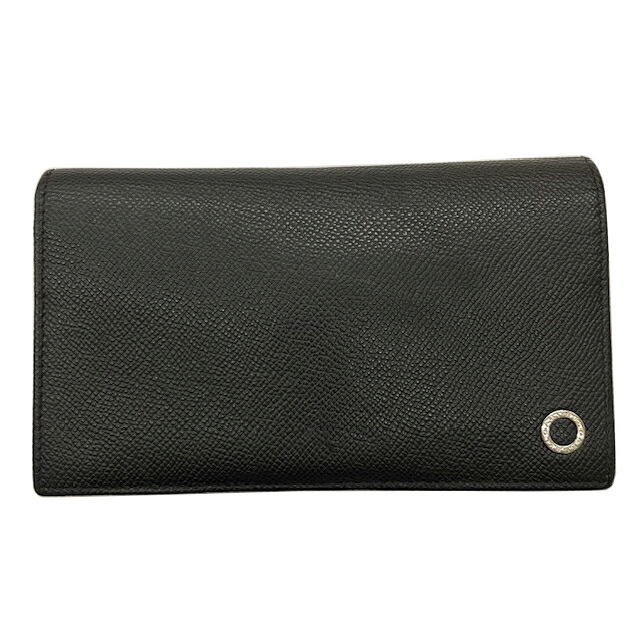 【中古】BVLGARI ブルガリ 二つ折り長財布 30398 ブルガリブルガリ マン グレインカーフレザー ブラック メンズ【ブランドギャラリー駒川店】｜BRANDGALLERY 店 18,810円