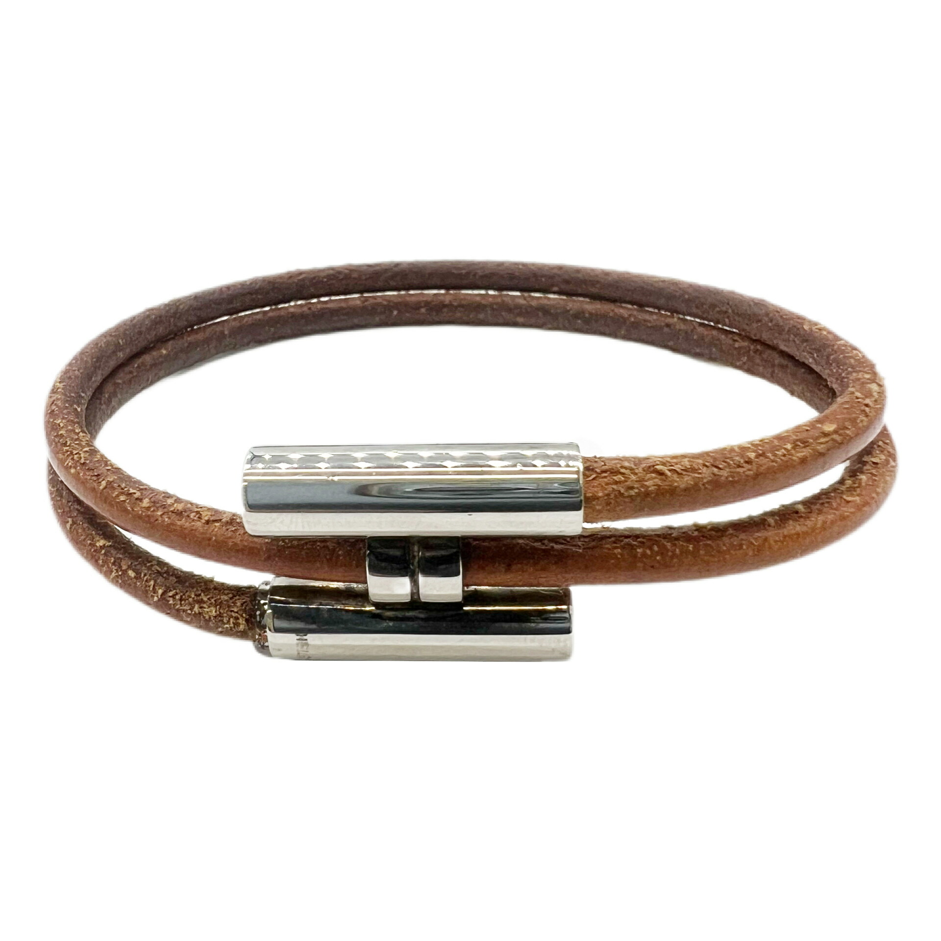 HERMES エルメス　トゥルニス ブラウン　ブレスレット HERMES エルメス アクセサリー トゥルニス ブレスレット レザー