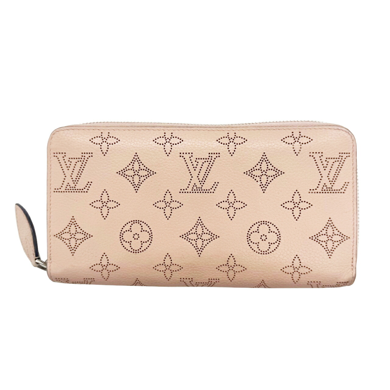 【中古】LOUIS VUITTON ルイ ヴィトン ジッピー ウォレット マヒナ M61868 ラウンドファスナー ラウンドジップ ピンク TN2240 レディース 【ブランドギャラリー千林店】