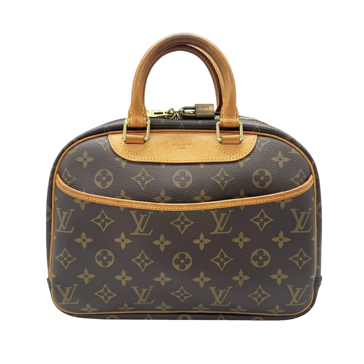 【中古】LOUIS VUITTON ルイ ヴィトン トゥルーヴィル モノグラム M42228 MI0054 ハンドバッグ ボーリングバニティ メンズ レディース ユニセックス お洒落 人気 【ブランドギャラリー千林店】