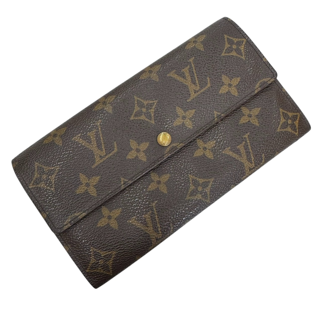 【中古】LOUIS VUITTON ルイヴィトン モノグラム ポルトフォイユ・クレディ 長財布 M61723 CA0945 レディース メンズ 【ブランドギャラリー千林店】 18,600円