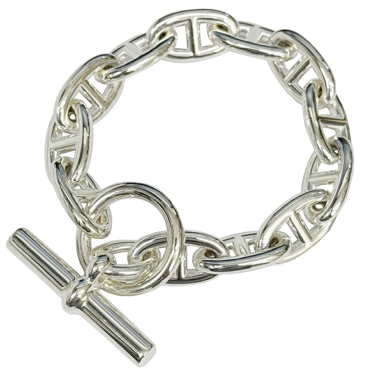 【オシャレにまとまる♪】HERMES Uniブレスレット 華やかなアクセントに♪】Hermes ☆ Uni bangle (HERMES