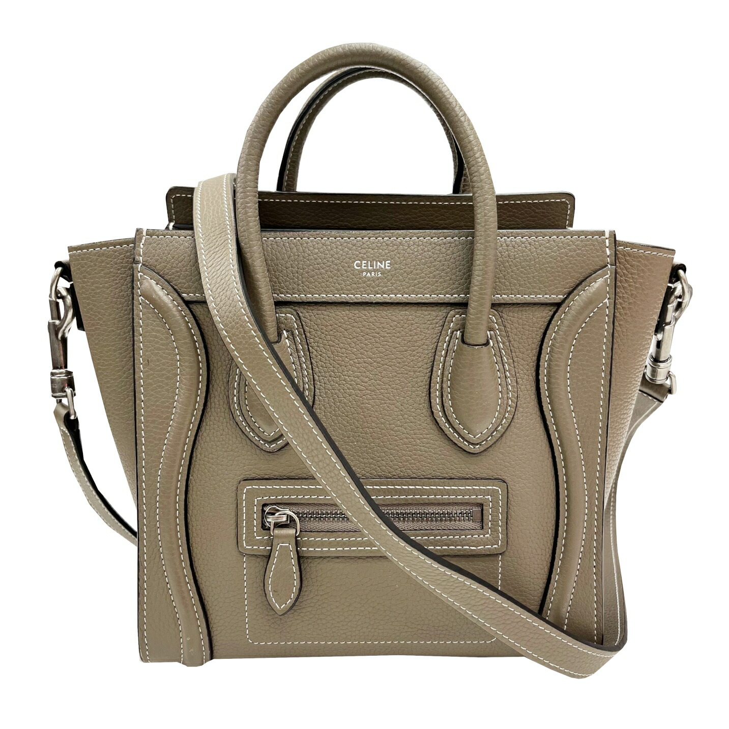 楽天市場】【中古】CELINE セリーヌ ラゲージ ナノショッパー 2WAY