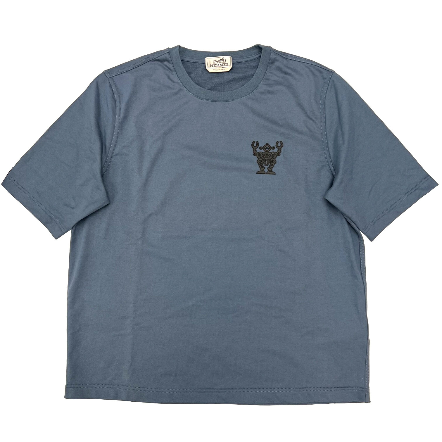 【HERMES 】新作★エルメス「ストライプ＆ツイスト」Tシャツ 楽天市場】HERMES エルメス エレクトリック・Hロゴ レザー