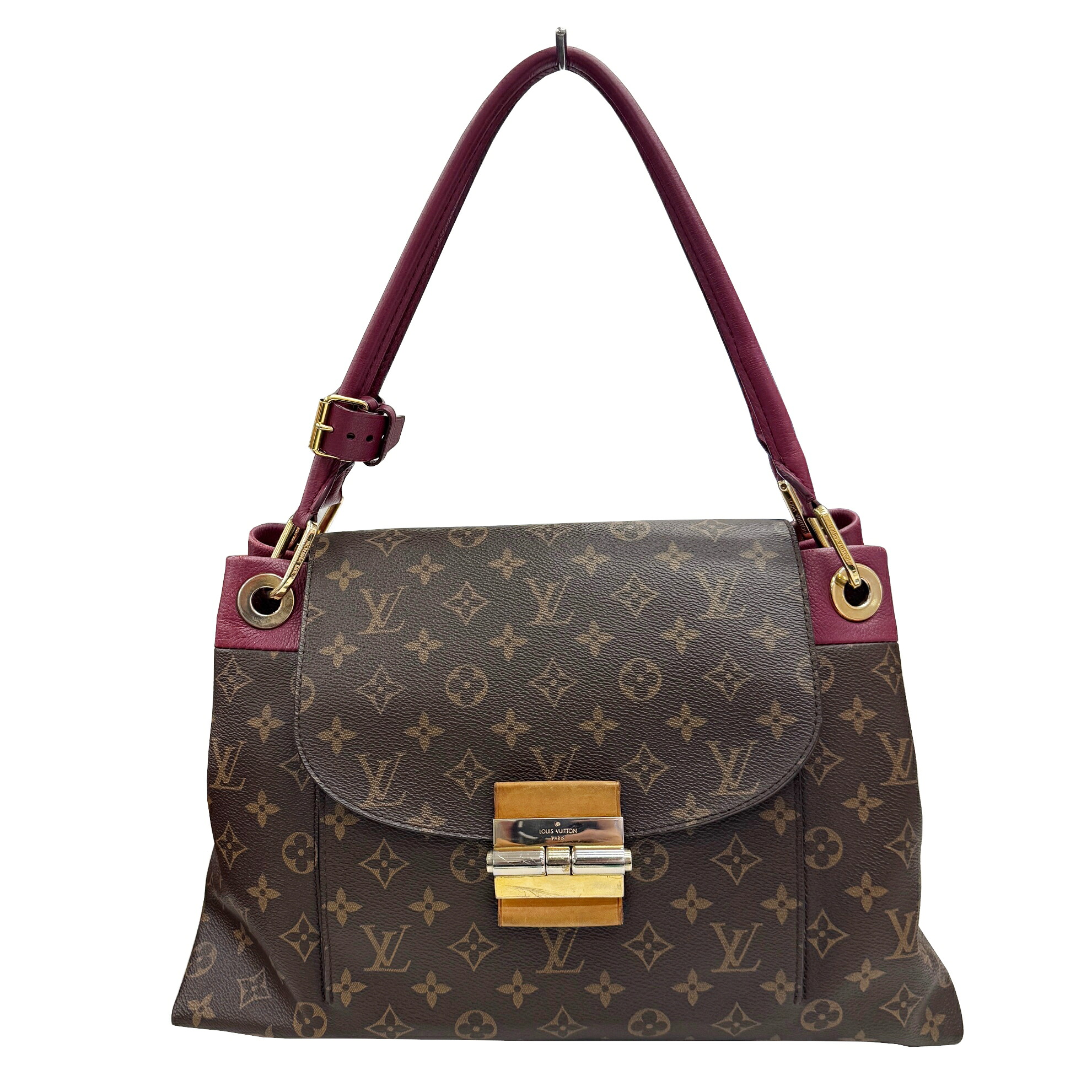 【中古】LOUIS VUITTON ルイヴィトン オランプ M40579 SP5103 トートバッグ ハンドバック レディース お出掛け 肩かけ 一般受け 赤銅色 かばん 鞄 【ブランド名美術館心斎橋店】