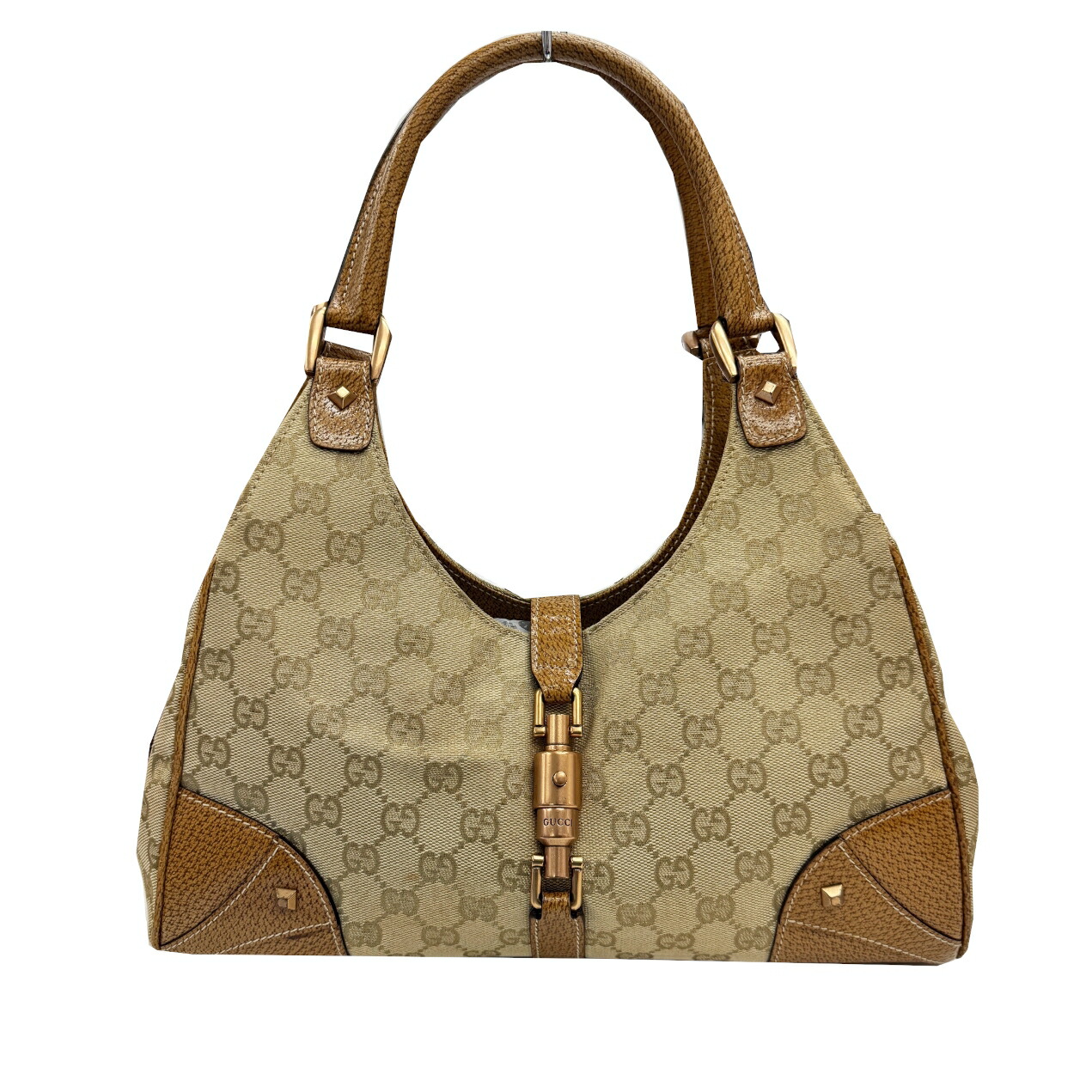 【中古】GUCCI グッチ ニュージャッキー 124407 ハンドバッグ GGキャンバス レディース ジャッキー レディース お洒落 人気 お出かけ 鞄 かばん 【ブランドギャラリー心斎橋店】