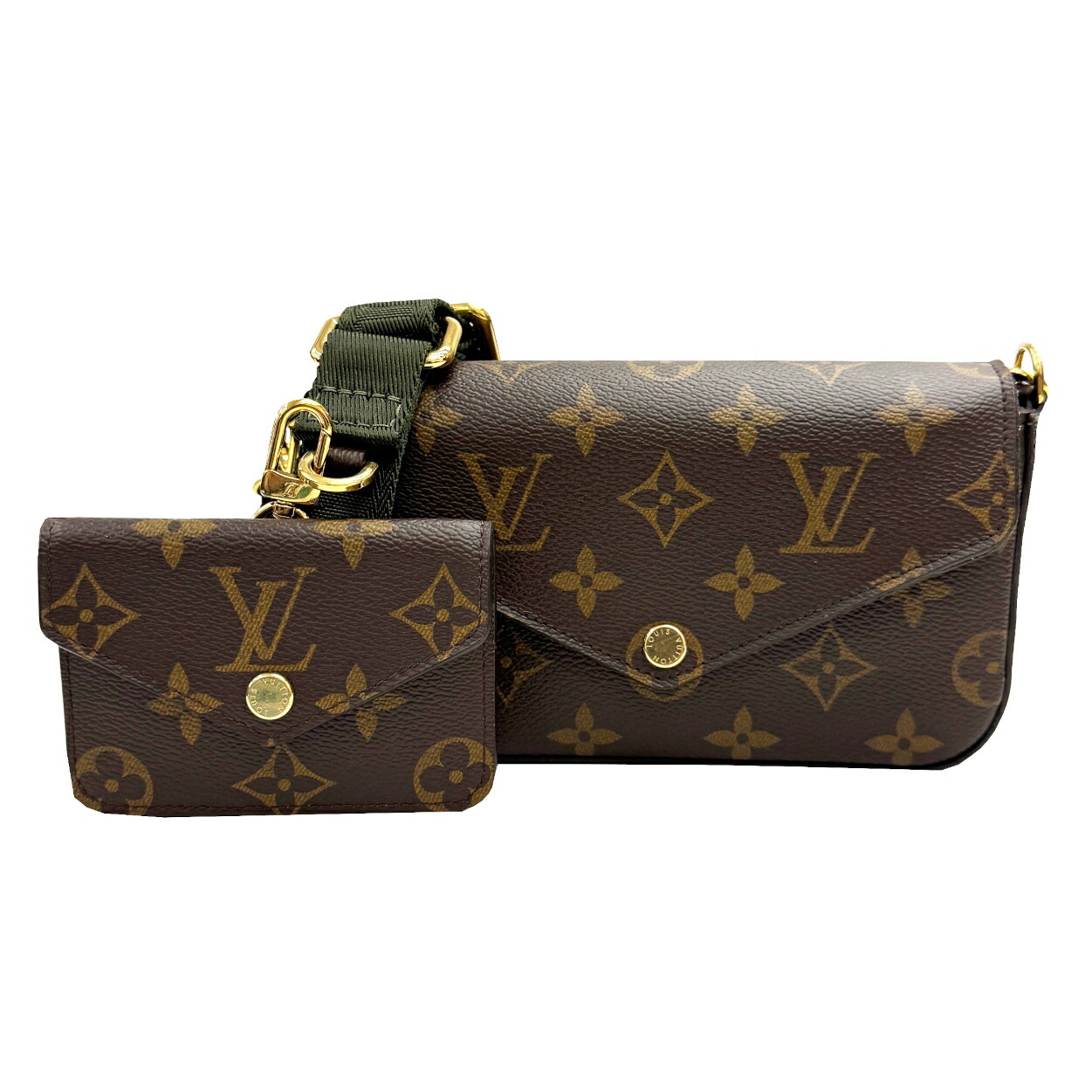 【中古】LOUIS VUITTON ルイ ヴィトン M80091 ミュルティ ポシェット フェリシー RFID モノグラム PVC ミニバッグ ショルダー ショルダーバッグ ブラウン レディース お洒落 人気 お出掛け 肩掛け【ブランドギャラリー心斎橋店】｜BRANDGALLERY 店 84,700円
