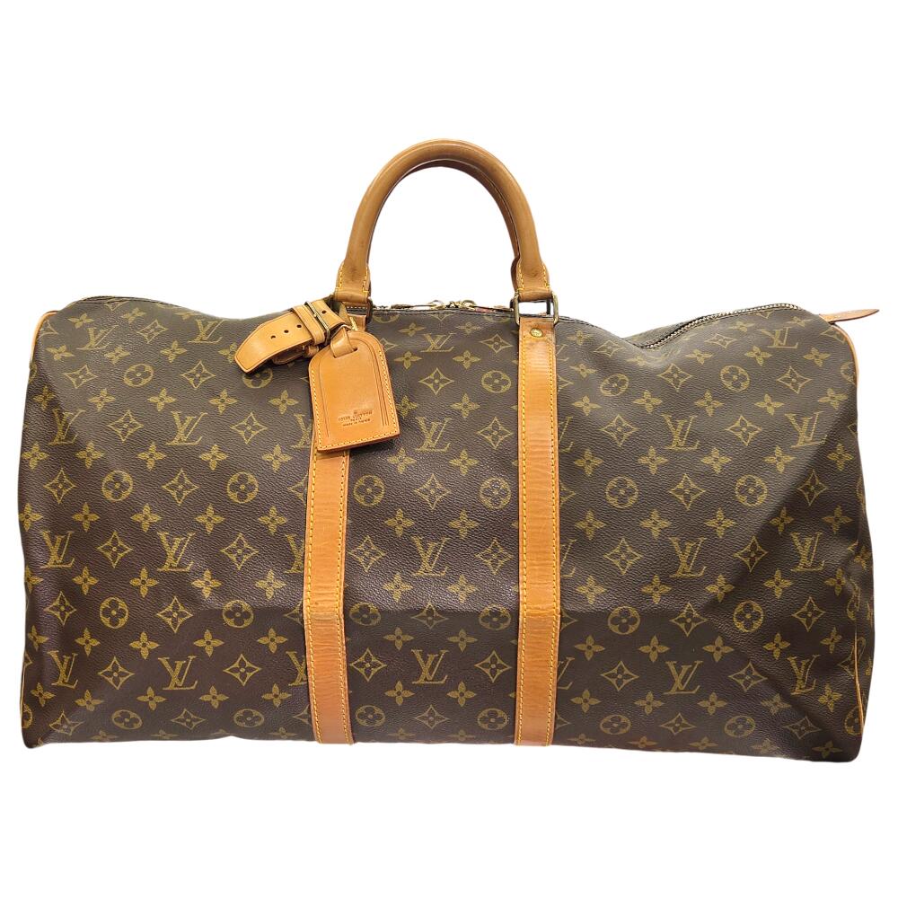 【中古】LOUIS VUITTON ルイ ヴィトン キーポル55 モノグラム ボストンバッグ M41424 VI871 旅する御徒面子 メンズ レディース ユニ一発やる 一般受け 御洒落 LV 鞄 かばん【ブランド名美術館心斎橋店】