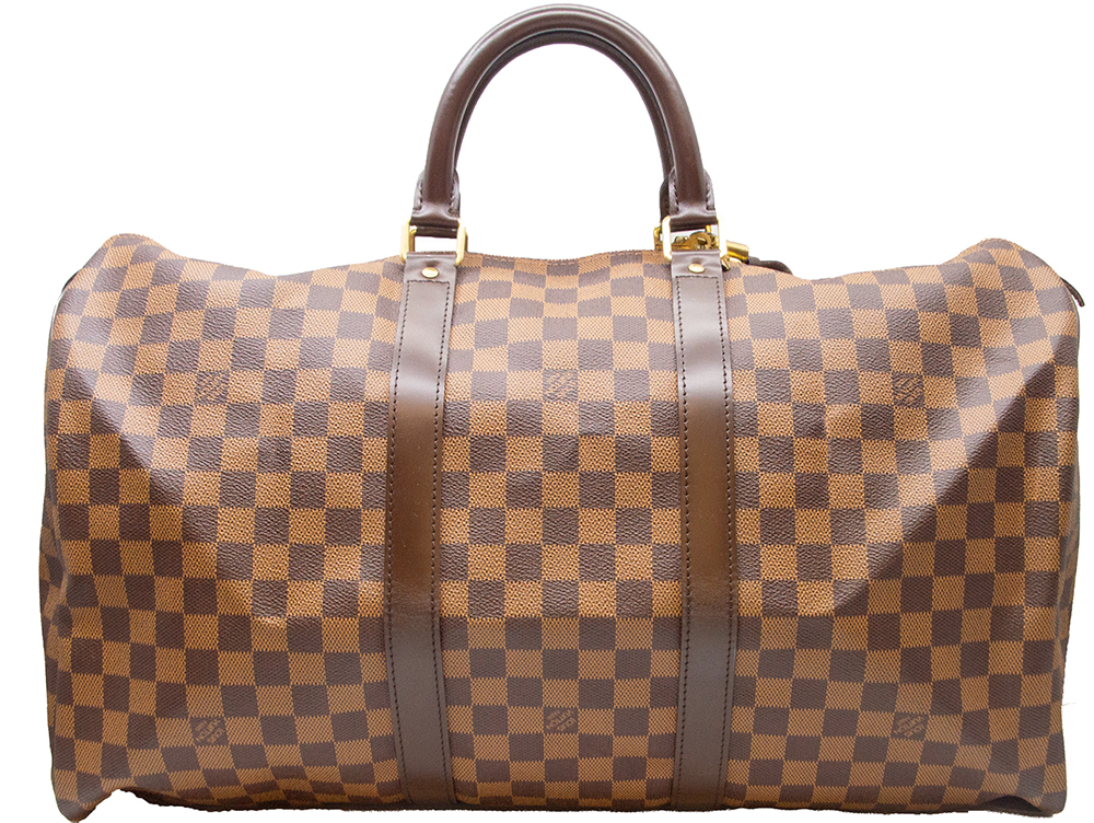 中古 Louis Vuitton ルイヴィトン ダミエ キーポル50 N ボストンバッグ ブランドギャラリー東心斎橋店 Mozago Com