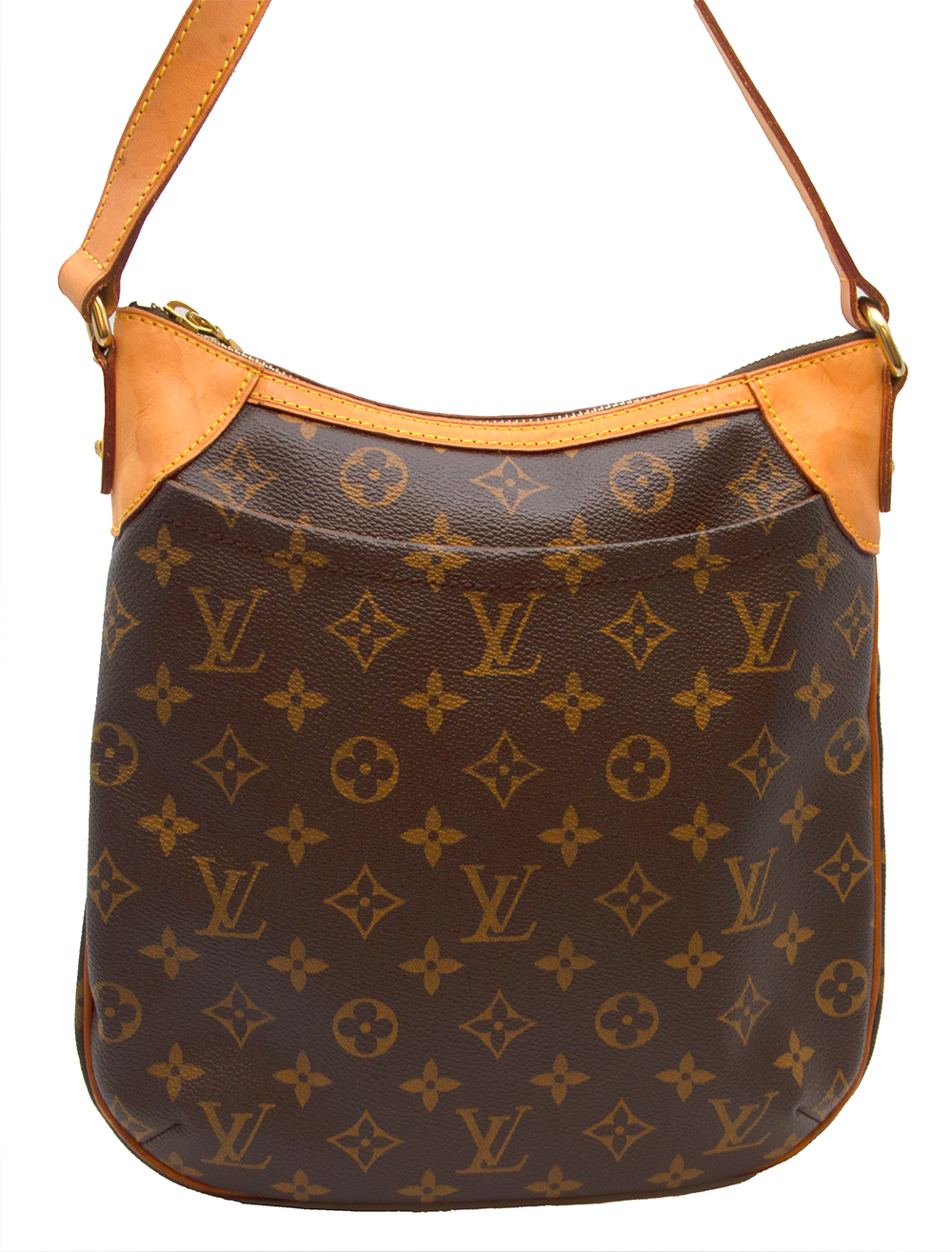 中古 Louis Vuitton ルイ ヴィトンオデオンpm モノグラムショルダーバッグ ブラウン M ブランドギャラリー東心斎橋店 Mozago Com