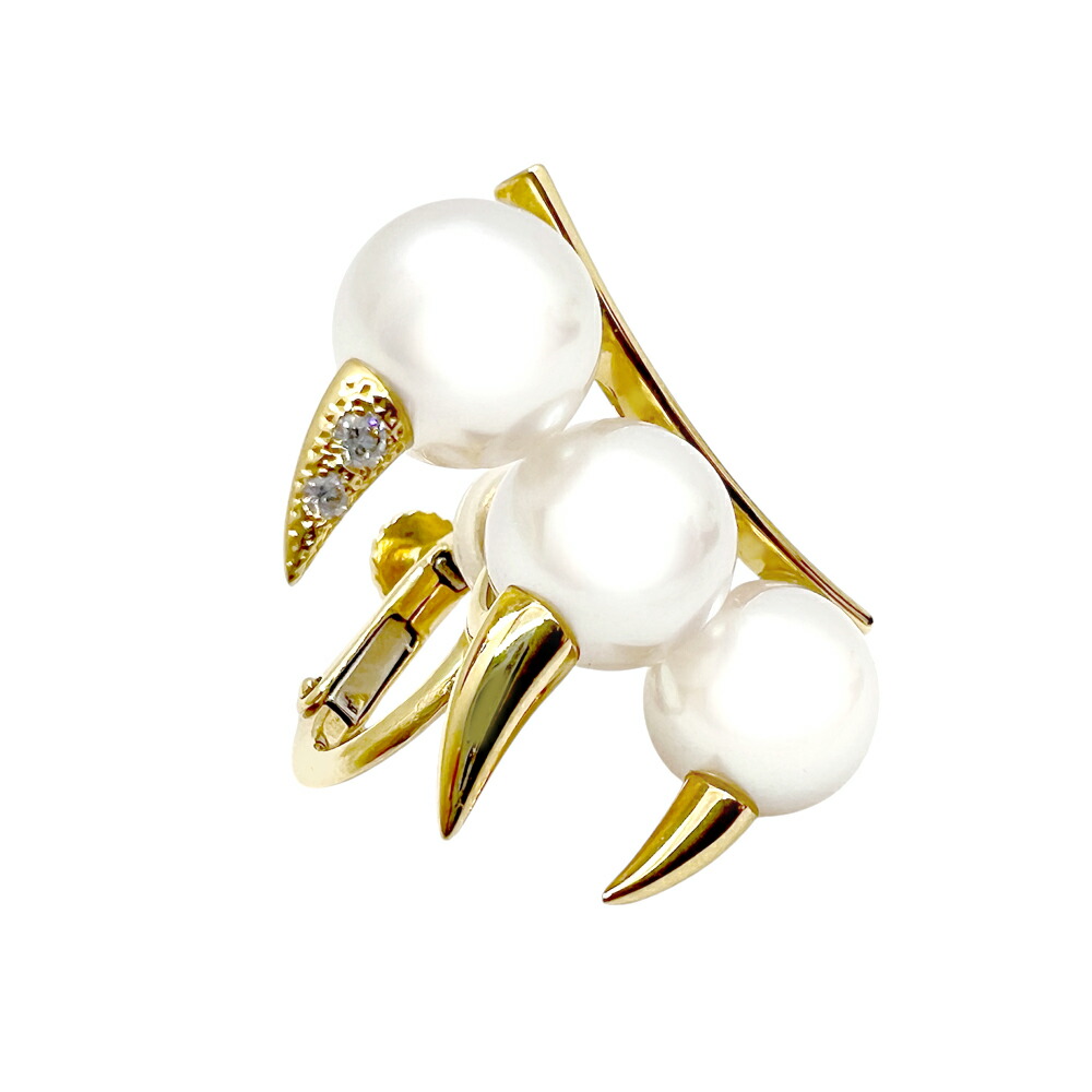 楽天市場】タサキ TASAKI デインジャー ホーン ピアス E-3658 YG