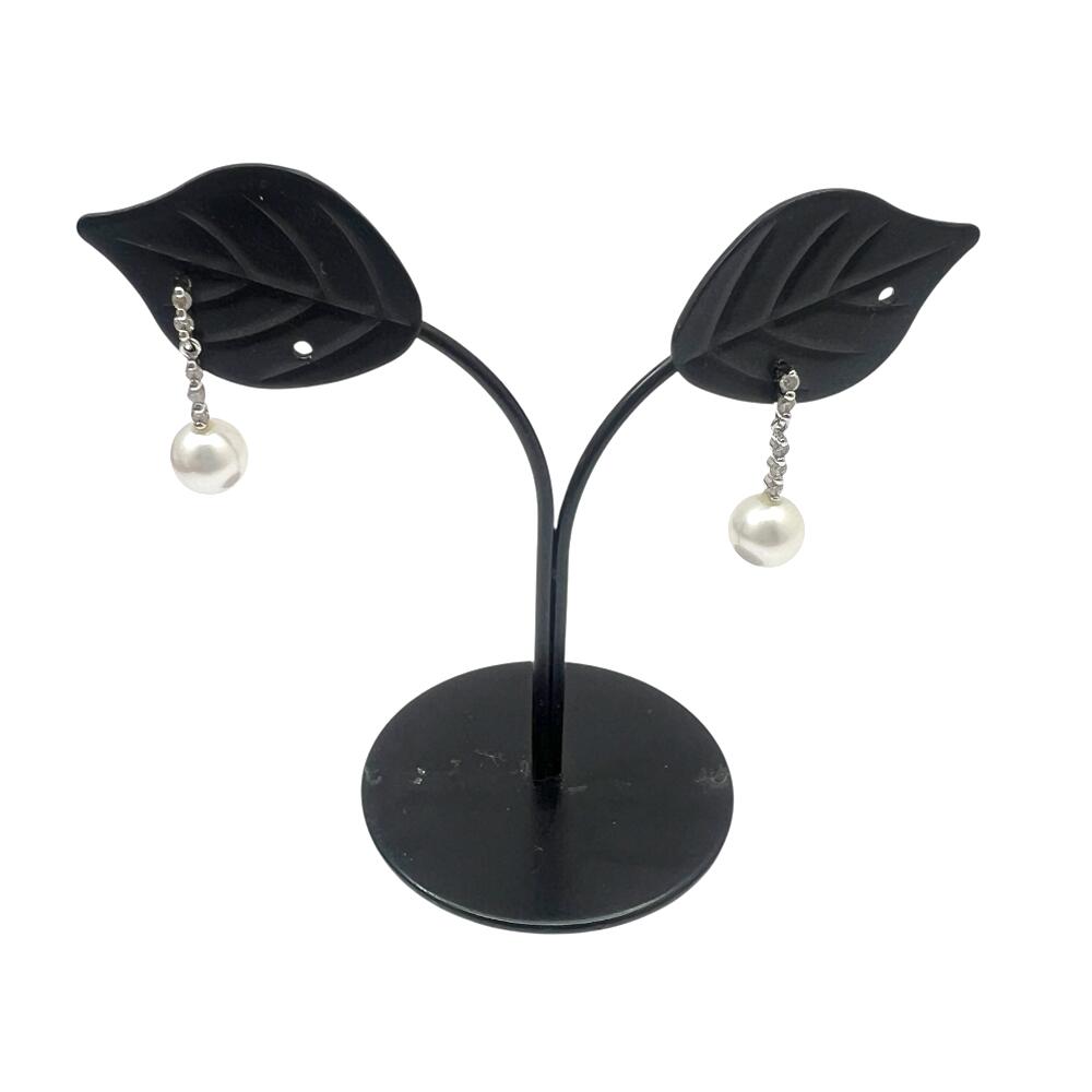 新品未使用品⭕️ジュエリーマキ パールピアス 楽天市場】ジュエリーマキ パール/真珠 フリルピアス/K18YG/750