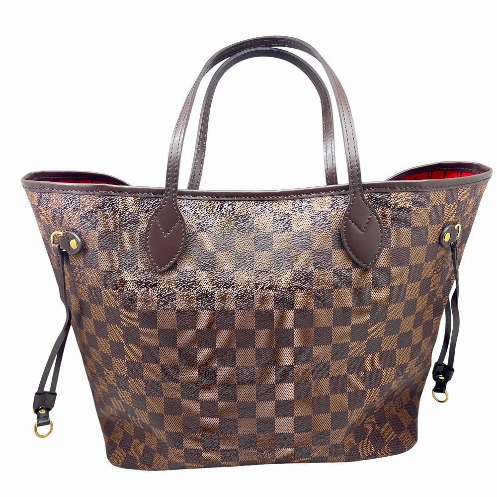 【中古】Louis Vuitton ルイヴィトン ダミエ ネヴァーフルMM ブラウン N51105 AR3120 ショルダーバッグ トートバッグ レディース 女性用 通勤 大容量 肩掛け 人気【ブランドギャラリー東心斎橋店】