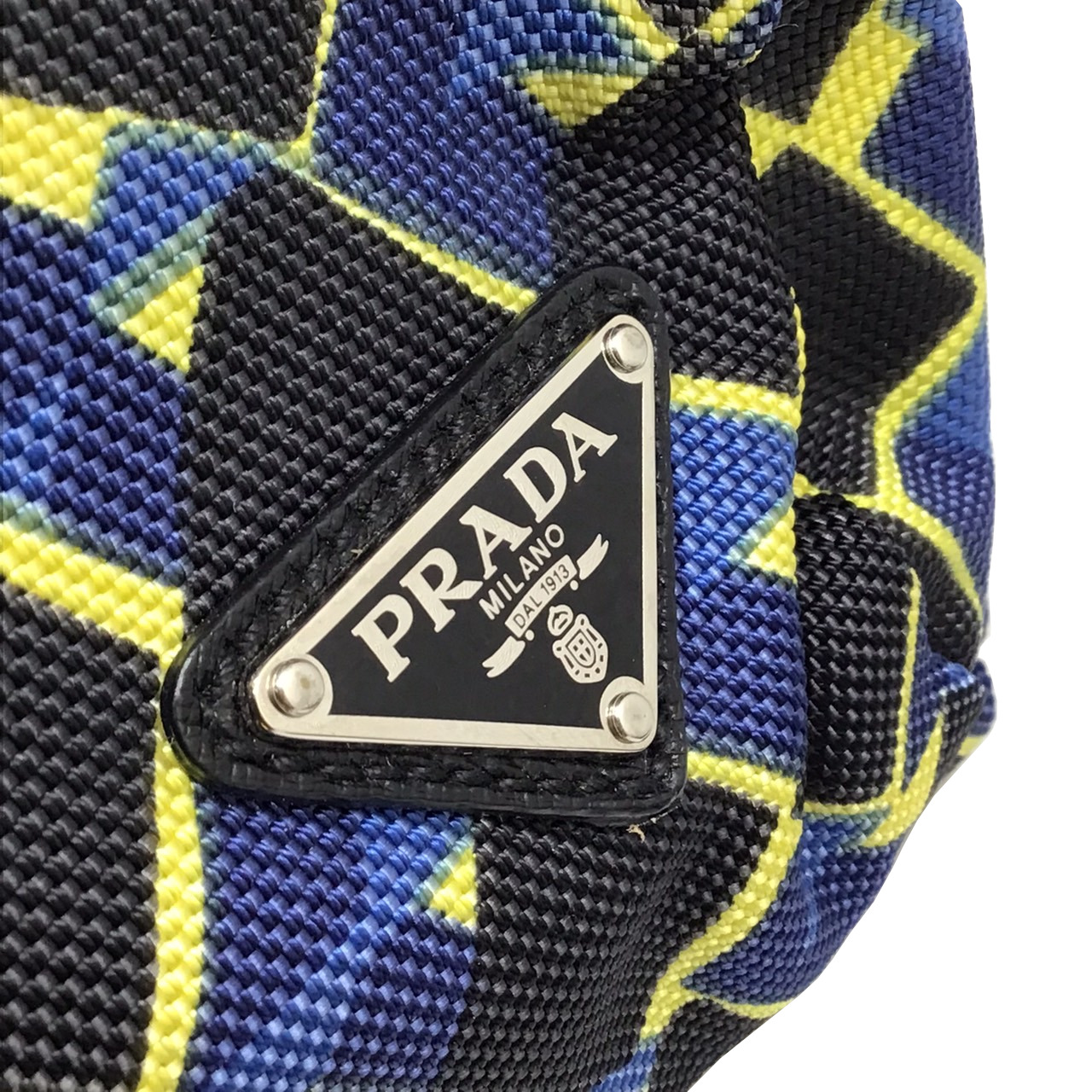 PRADA プラダ リュックサック メンズ レディース イエロー ブラック