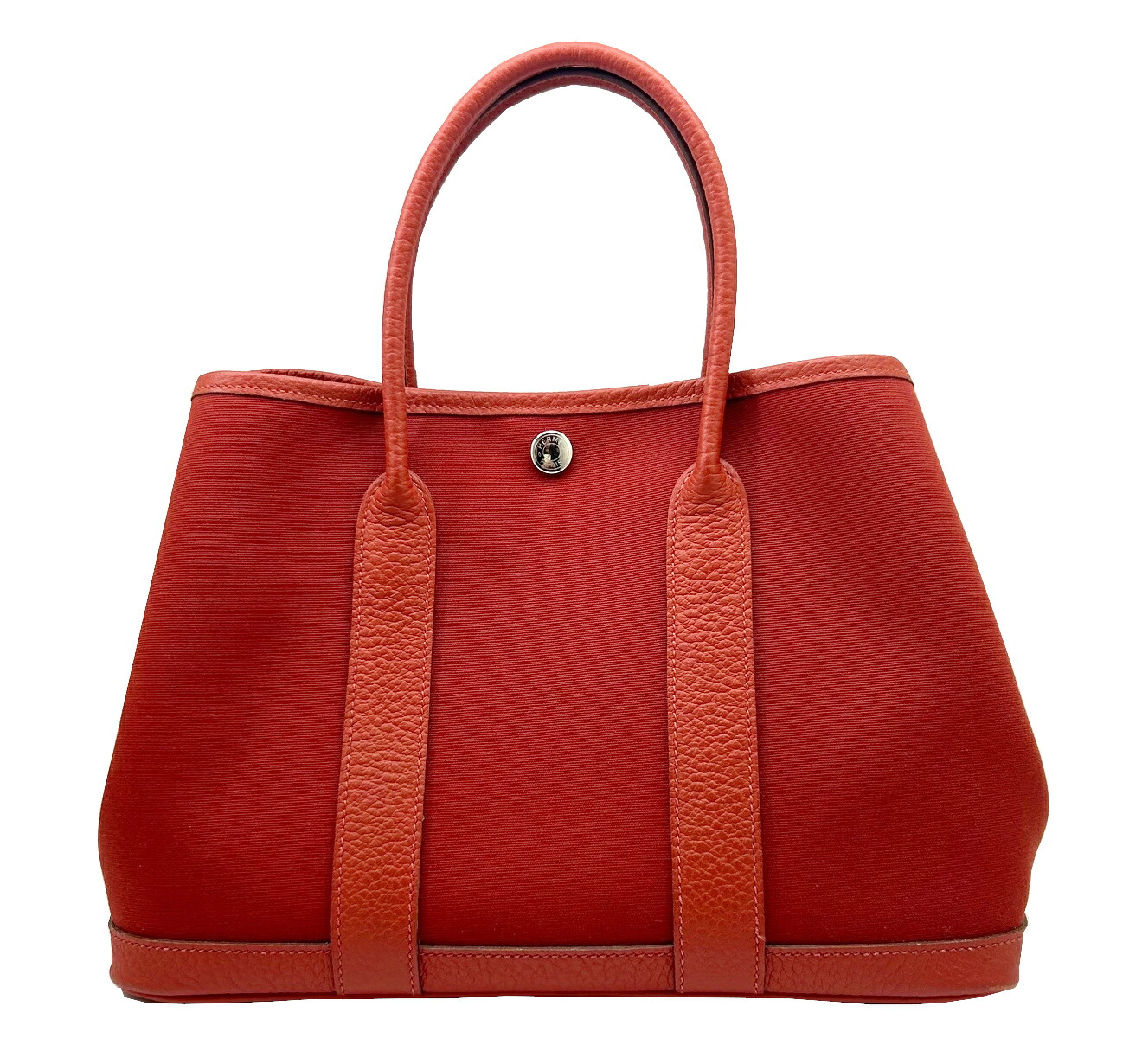 【中古】HERMES エルメス 苑地寄りあいTPM トワル 帆布 ルージュベネチアン ルージュデュセス ローズエクストリーム Z目じるし 2021年 トートバッグ レディース メンズ 美品 一般受け 通い 通学【ブランド名美術館東心斎橋店】