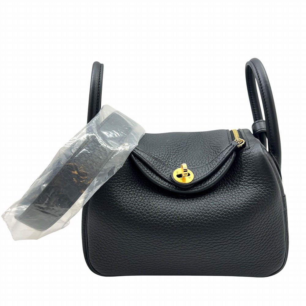 楽天市場】エルメス リンディ ミニ トリヨンクレマンス ゴールド