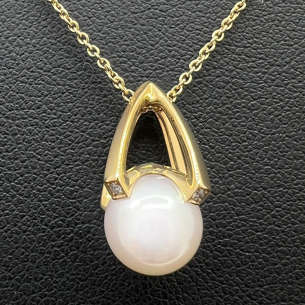 楽天市場】（新品仕上げ済）ミキモト MIKIMOTO Vコード パール