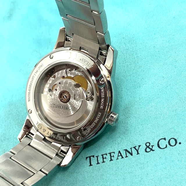 楽天市場 美品 Tiffany Co ティファニー アトラス 自動巻 腕時計 ｚ１８１０ ６８ １０ａ２１ａ００ａ オートマティック ブランドギャラリー心斎橋店 Brandgallery 楽天市場店