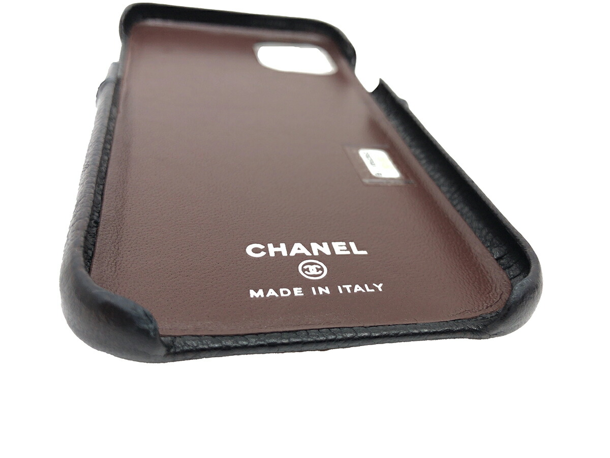 楽天市場 中古 Chanel シャネルiphoneケース Iphone11promax用クラシックケース キャビアスキンブラック 黒 レディース アイフォン ブランドギャラリー東心斎橋店 Brandgallery 楽天市場店