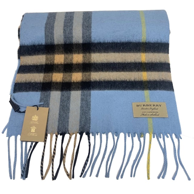 楽天市場】【新品同様】バーバリー BURBERRY カシミア マフラー ブルー ベージュ ブラック チェック レディース メンズ  定番【ブランドギャラリー心斎橋店】：BRANDGALLERY 楽天市場店