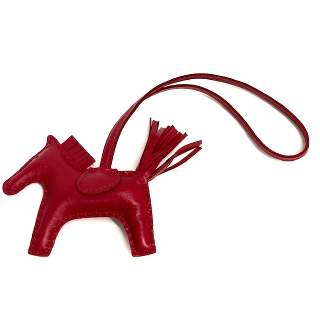 高評価なギフト のエルメス ロデオチャームpm チャーム アニューミロ ルビー 新品 Hermes エルメス ロデオチャームpm バッグチャーム アニューミロ ルビー オールルビー Y刻印 年 レア 入手困難 ブランドギャラリー心斎橋店 開店記念セールの