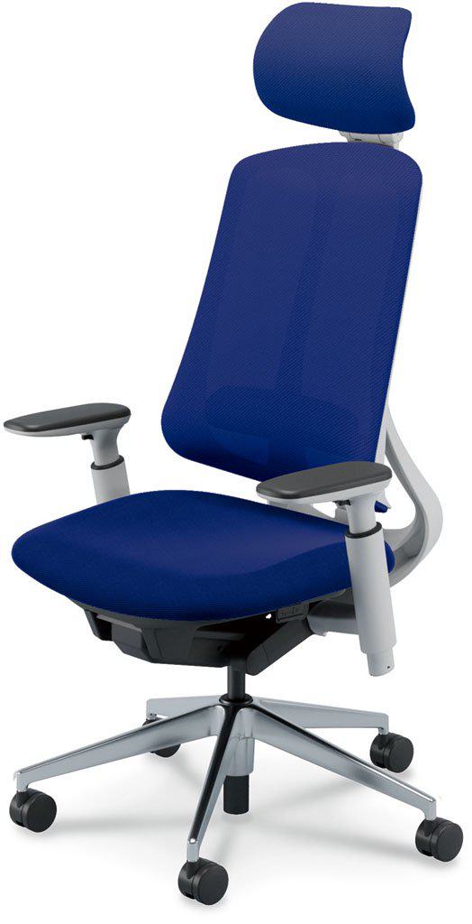 ウチダ 事務用チェア RA-430WPAA PAL 【エクストラハイバック】【アジャスタブル肘】【ランバーサポート付】【ホワイトフレーム】【アルミ脚ポリッシュ】【張地カラー：8色】 64,433円