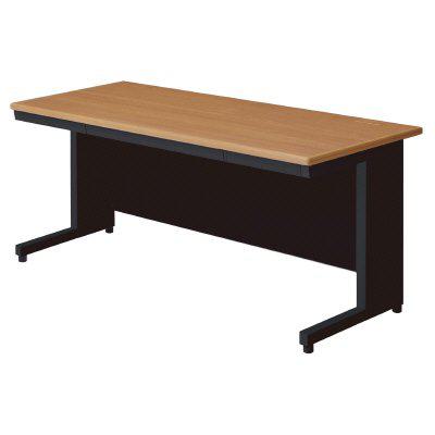 プラス 平机 L字脚（引出し付） LE-157H 【幅1500×奥行700×高さ700mm】【カラー：4種類】
