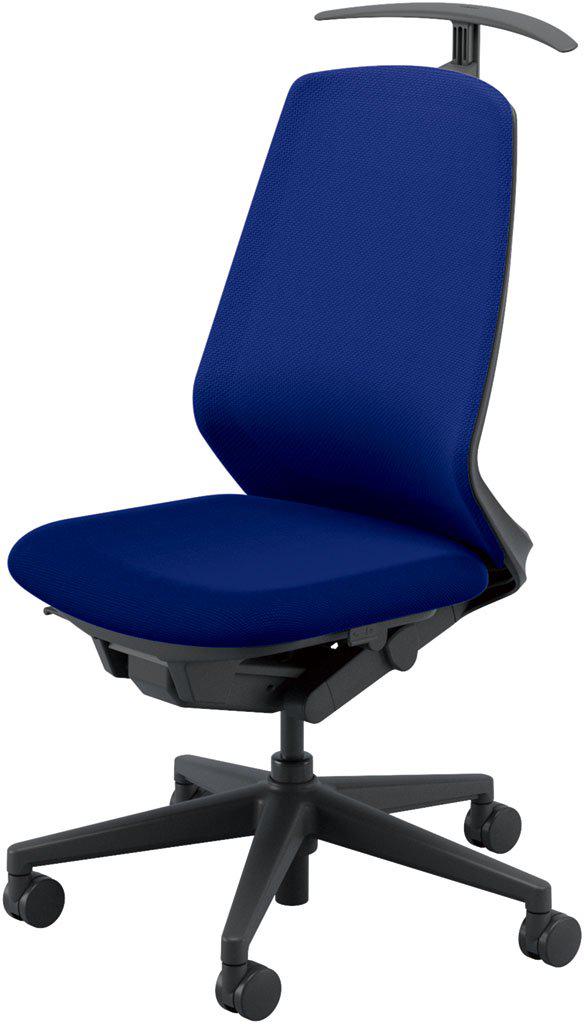 ウチダ オフィスチェア NA-300BBAL-PAHL 【ハイバック】【肘なし】【ランバーサポート・ジャケットハンガー付】【ブラックフレーム】【張地カラー:8色】