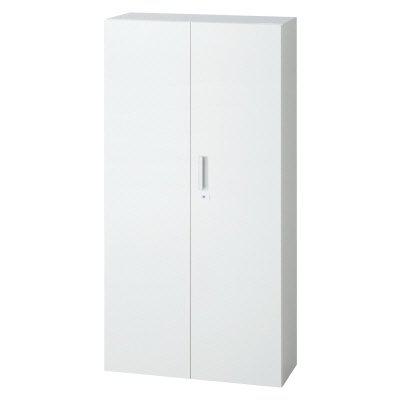 プラス 両開き保管庫 L6-F180A 【下置】【幅900×奥行500×高さ1770mm】【カラー：ホワイト】