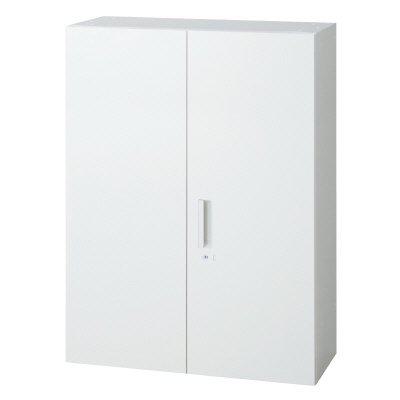 プラス 両開き保管庫 L6-120A 【上下兼用】【幅900×奥行450×高さ1210mm】【カラー：ホワイト】