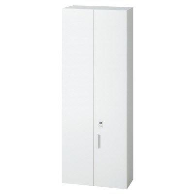 プラス 両開き保管庫（ダイヤル錠）L6-E210AD 【下置】【幅800×奥行450×高さ2100mm】【カラー：ホワイト】