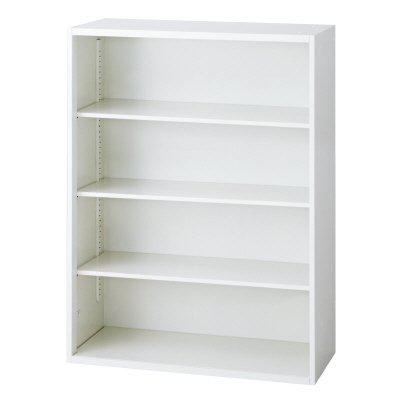 プラス オープン保管庫 L6-120E 【上下兼用】【幅900×奥行450×高さ1210mm】【カラー：ホワイト】