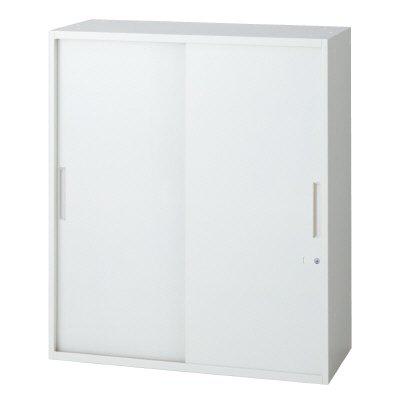 足し加える 2枚引違い蔵置き庫 L6-A105S 【上下兼用】【幅900×奥ふかさ400×高さ1050粍】【色つや：白いこと】