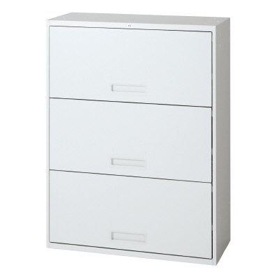 つけ加える オープンラテラルキャビネット L6-G105HO-3 【下置】【3段】【幅800×奥ぶかさ400×高さ1050粍】【色つや：白いこと】