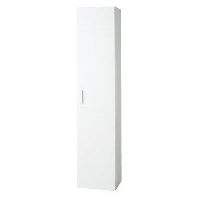 プラス 片開き保管庫 L6-E210AC 【下置】【幅400×奥行450×高さ2100mm】【カラー：ホワイト】