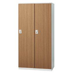 プラス ロッカー 2人用 LZ-2S WC 【シリンダー錠】【幅900×奥行515×高さ1790mm】