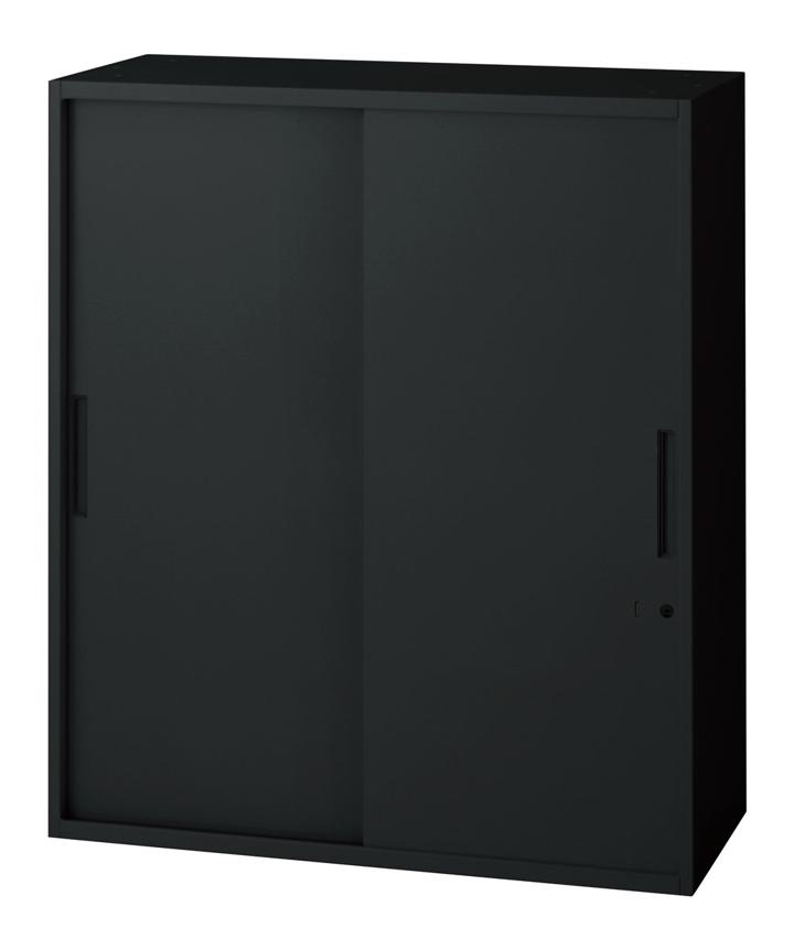 足し加える 2枚引違い蔵置き庫 L6-A105S 【上下兼用】【幅900×奥ふかさ400×高さ1050粍】【色合い：黒いこと】