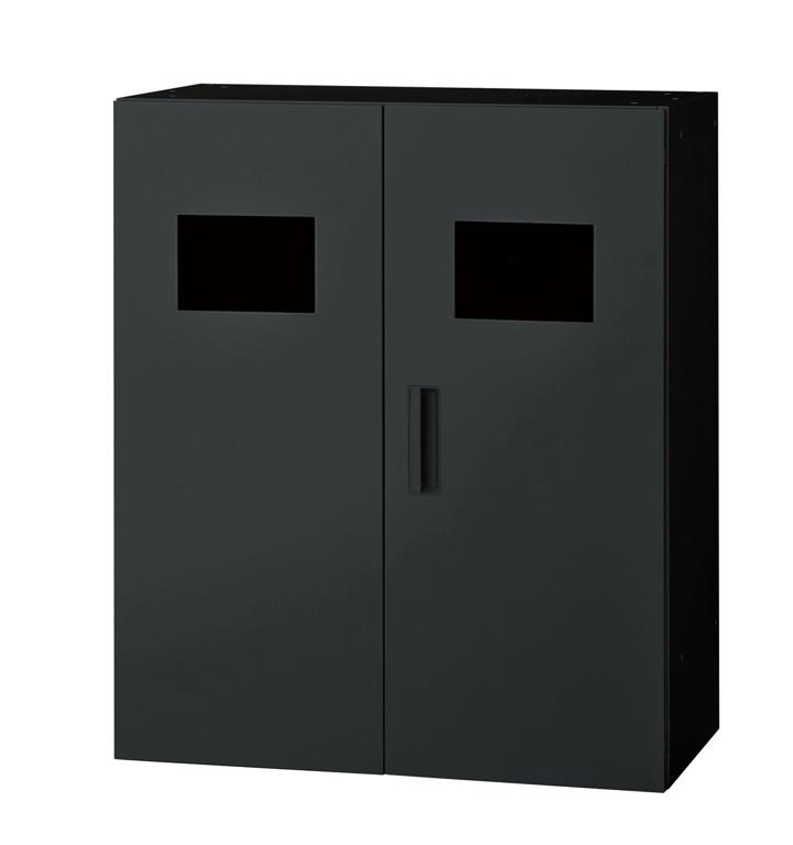 プラス ダストボックスユニット L6-105DX-N 【下置】【幅900×奥行450×高さ1050mm】【カラー：ブラック】