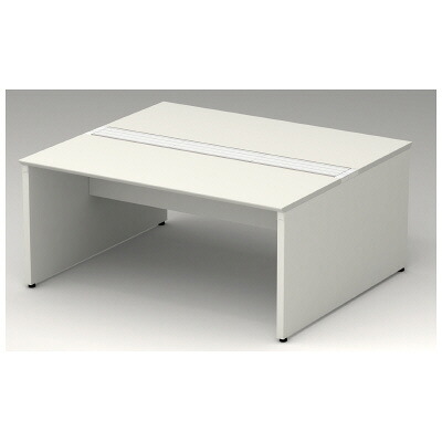 プラス フリーアドレスデスク STAGEO FREE（ステージオフリー） ST-167W-B 【幅1600mm&times;奥行1400mm&times;高さ720mm】【本体: ホワイト】【天板カラーは、3色から選択可能】｜サンビジコムshop