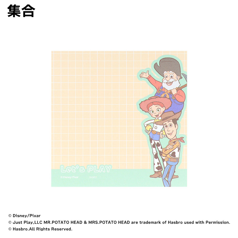 Sun-Star x Toy Story Square Memo Pad - Collection (30th Anniversary Edition)