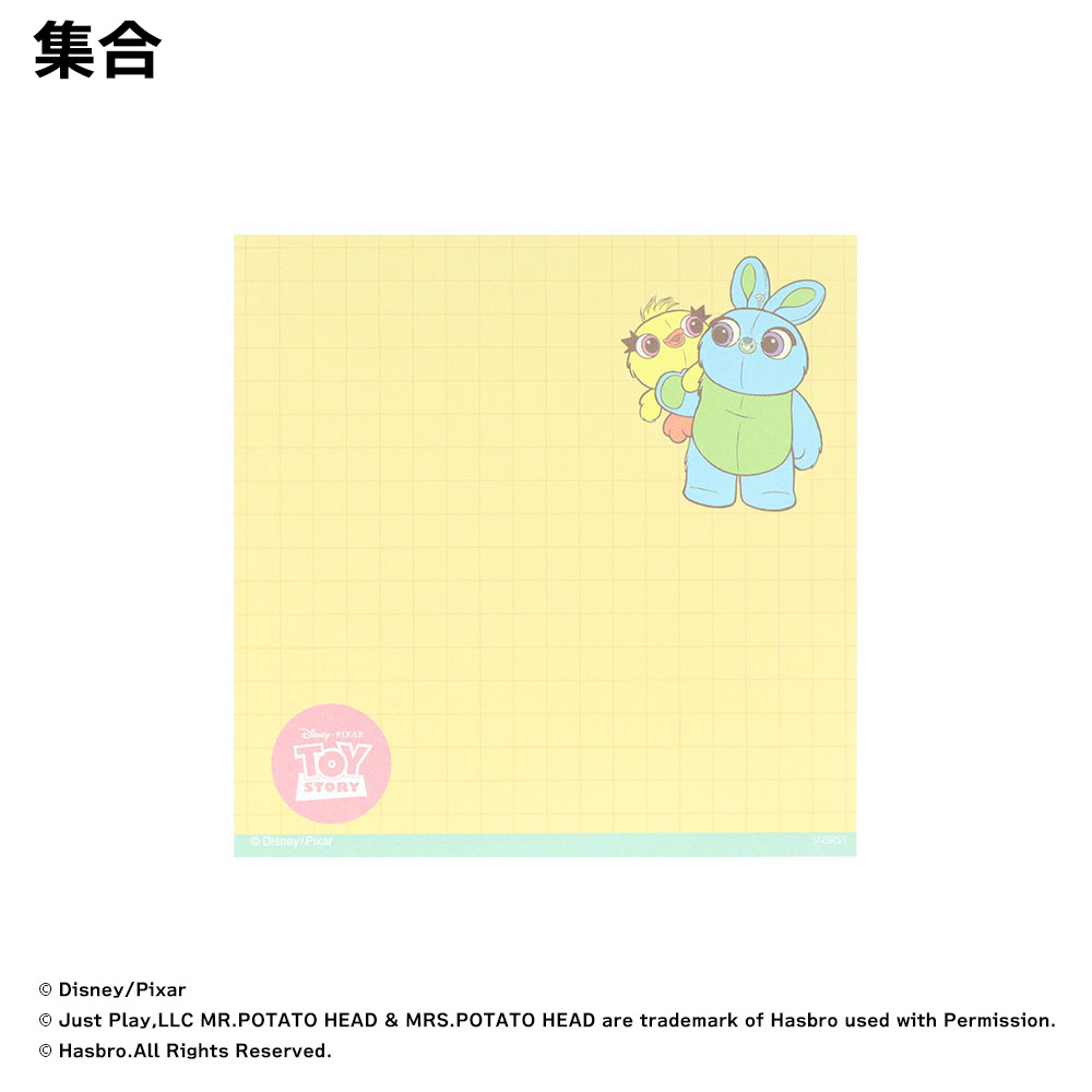 Sun-Star x Toy Story Square Memo Pad - Collection (30th Anniversary Edition)