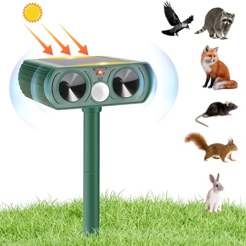 【百貨店SALE】害獣打ち散らす器 超音波猫よけ ソーラー申し受ける IP65雨合羽防塵 赤外線検知器 10mかぎ分ける活動の領域 注意報音金棒引き 超長待ち設ける 猫避け打つ手 鳥避け 室外用 庭用