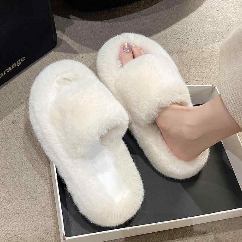 韓国 靴 シューズ 春夏 秋 冬 レディース かわいい おしゃれ 女性用 アウターウェア用の 白 厚 のの スリッパ 春秋 大きいサイズ 屋内 ホーム プラッシュ コットンスリッパ