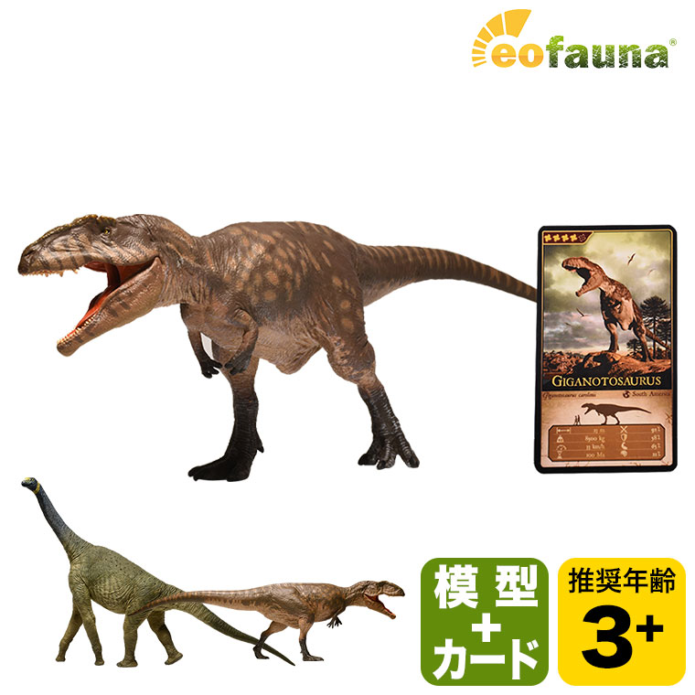 Eofauna エオファウナ ギガノトサウルス アトラサウルス EO003 模型 恐竜 動物