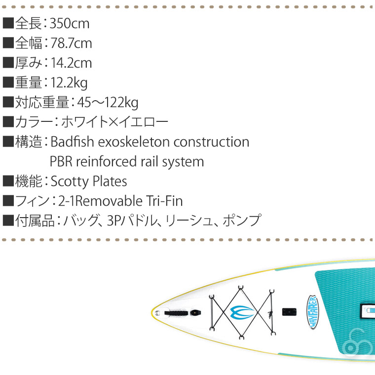 SUP サップ インフレータブル 40321 フィッシング リバーサップ