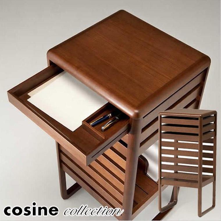 【エントリーで最大100%バック】 【プレゼント付】 コサインコレクション cosine collection エアーズ スリムチェスト CT-01CW 電話台 おしゃれ スリム 木製 旭川家具 送料無料｜サンワショッピング