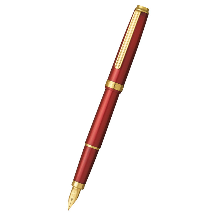 【エントリーで最大100%バック】 プラチナ 万年筆 BISO 細字 フレイムレッド PTL-15000 #11-2 M47810 ギフト 贈り物 内祝い ギフト プレゼント お返し お歳暮 お中元｜サンワショッピング