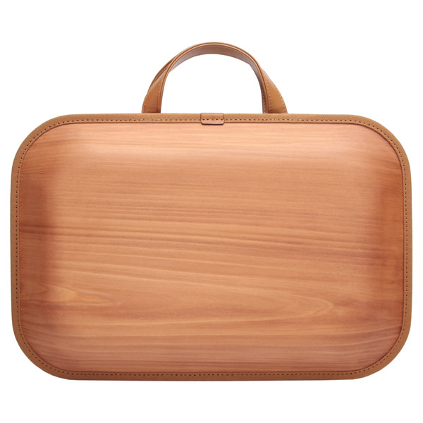 楽天市場】モナッカ monacca Roots Land（ブラウン） バッグ 木製 MO