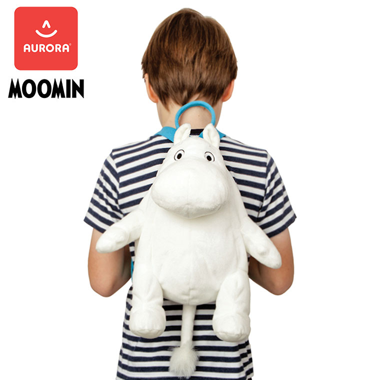 【エントリーで最大100%バック】 【レビュー特典あり】 MOOMIN オーロラワールド ぬいぐるみリュック ムーミン ARW140001 子供用リュック|サンワショッピング